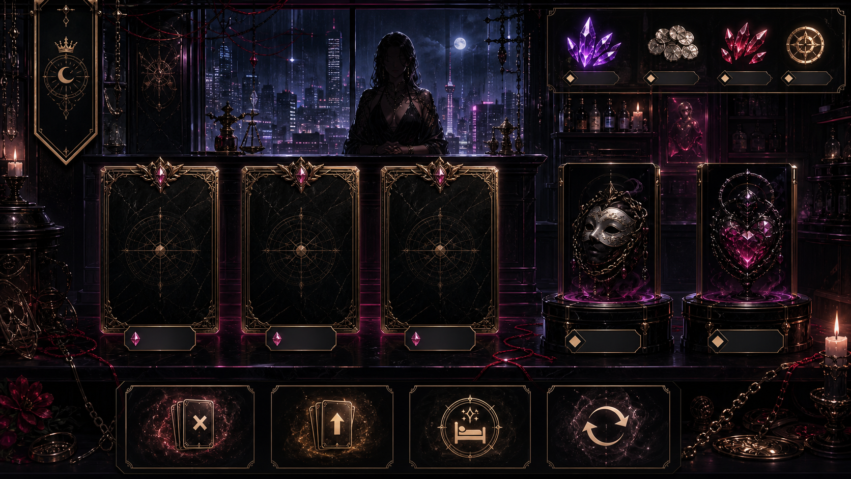 Card shop UI